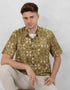 HADID SHIRT SHORT SLEEVE (GOLD OLIVE)